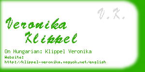veronika klippel business card